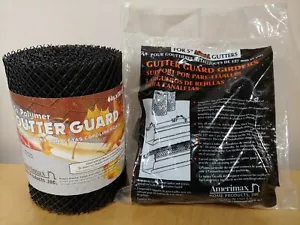 NUEVO Amerimax GUTTER GUARD (1) 6"" x 20' rollo copolímero y (1) viga protectora de canaleta - Imagen 1 de 5