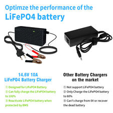 Lithium LiFePO4 Smart Charger 12V 10A für Deep Cycle wiederaufladbare Batterien