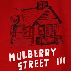 MULBERRY STREET INN T-SHIRT TEE ROT ATHEN GA GEORGIA HERREN GRÖSSE XL - Bild 1 von 5
