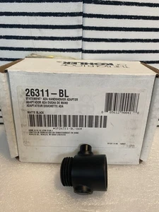 Kohler Adattatore per doccetta nero opaco 26311-BL - Foto 1 di 1
