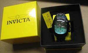 INVICTA Lupah 44.5mm Stainless Steel Steel Black Z60 Quartz men watch, brand new - Picture 1 of 6