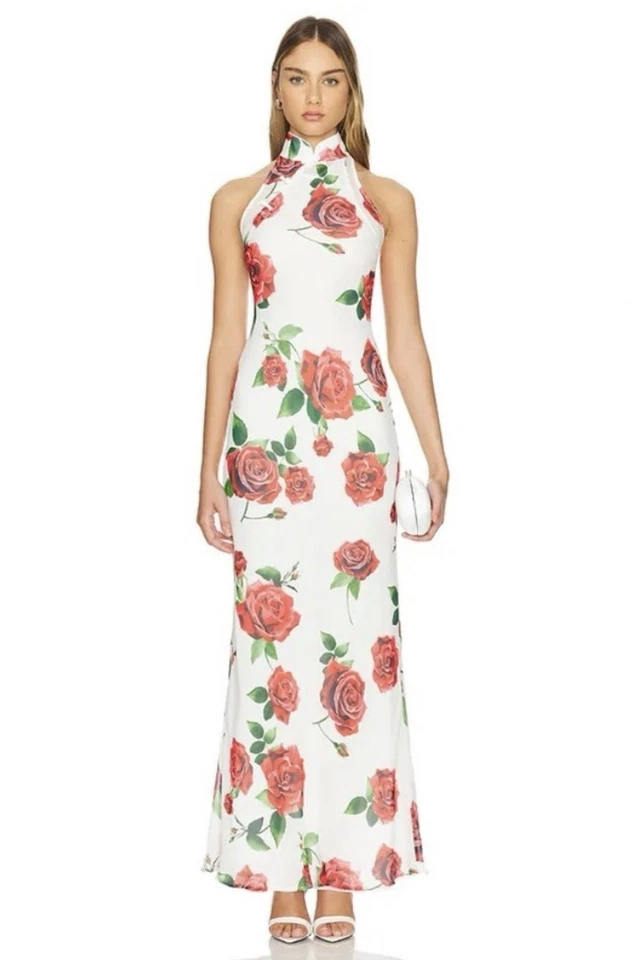 NWT! SAU LEE GLADYS ROSA SHEER DRESS SIZE 6 - Изображение 1 из 4