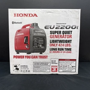 Honda EU2200i 2200W Portable Inverter Generator - Smartphone Enhanced - Picture 1 of 9