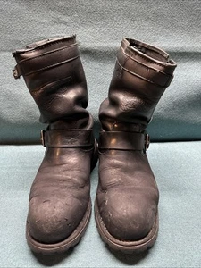 Red Wing 988 schwarz Engineer Motorrad Biker Stiefel Herren Größe 9 D Stahlkappe - Bild 1 von 12