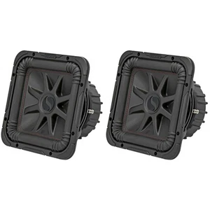 Kicker (2) 45L7R102 L7R 10-Inch (25cm) Subwoofer, Dual Voice Coil, 2-Ohm Bundle - Picture 1 of 4
