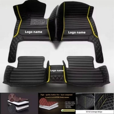 For fit Toyota All Models Car Floor Mats Carpets Luxury Waterproof Cargo Liners - Image 1 of 4