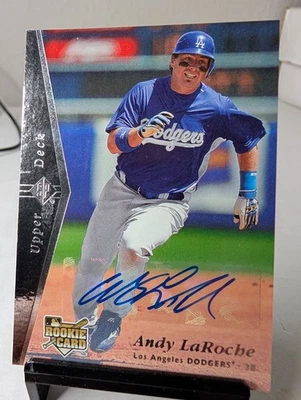Auto SP Rookie Edition 2007 Andy LaRoche #163 Auto Foto 1 de 2