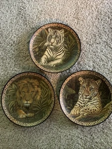 JUNGLE PROWESS PLATES HOMCO 3 PIECE SET Home Interiors - Picture 1 of 6