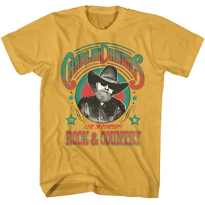 The Charlie Daniels Band Live In Concert Rock & Country Men's T Shirt Band Merch - Picture 1 of 3