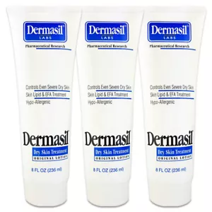 6 PACK Dermasil Dry Skin Treatment, Original Formula 8 Oz Tube  - Picture 1 of 2