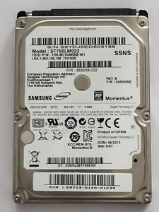 ST750LM022, PN: HN-M750MBB/M1, FW: 2AR20002, Samsung 750Gb 2.5" SATA HDD - Bild 1 von 2
