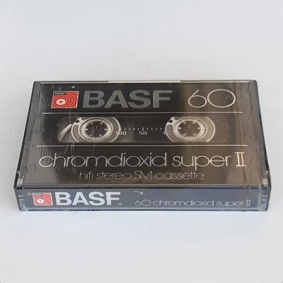 Audio Cassetta BASF Chromdioxid Super II 60 - Musicassetta Sigillata - AGO - Image 1 of 2