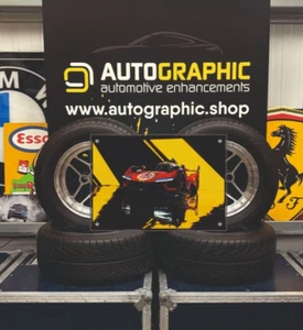 Ferrari 499P A2 A3 Premium Kunststoff Mancave Schild Schuppen Garage Werkstatt - Bild 1 von 5