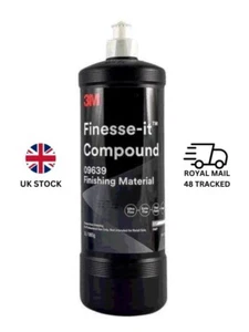 Compuesto de acabado pulido carrocería coche corte rápido 3M Finesse It 1L 09639 | UK STOCK - Imagen 1 de 1