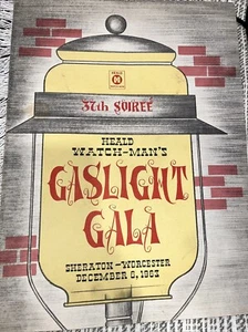 Heald Watch Man’s 37th Soirée 1963 Gaslight Gala Sheraton Worcester MA - Picture 1 of 3