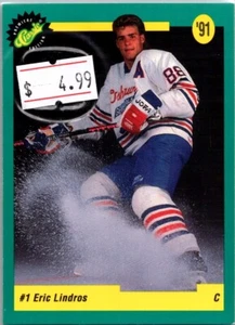 1991-92 Classic Draft Picks Eric Lindros Quebec Nordiques #1 - Picture 1 of 2