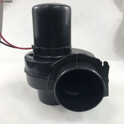 3 inch Electric Turbocharger Air intake Universal fits Car Motorcycler ATV Black - Image 1 of 4