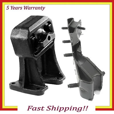 Juego de 2 soportes de transmisión delanteros LH y traseros para Dodge Ram 1500 2008 3,7 L V6 Foto 1 de 4