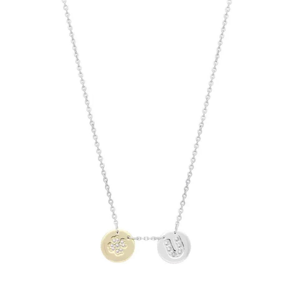 Collana Donna MORELLATO Quadrifoglio Acciaio PVD Gold Collezione Monetine SAHQ03 - Immagine 1 di 1