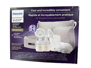 Philips Avent Double Electric Breast Pump Advanced Natural Motion SCF394/62 - Picture 1 of 2