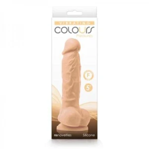 Colours Pleasures Vibrating 5" Dildo - White - Picture 1 of 1