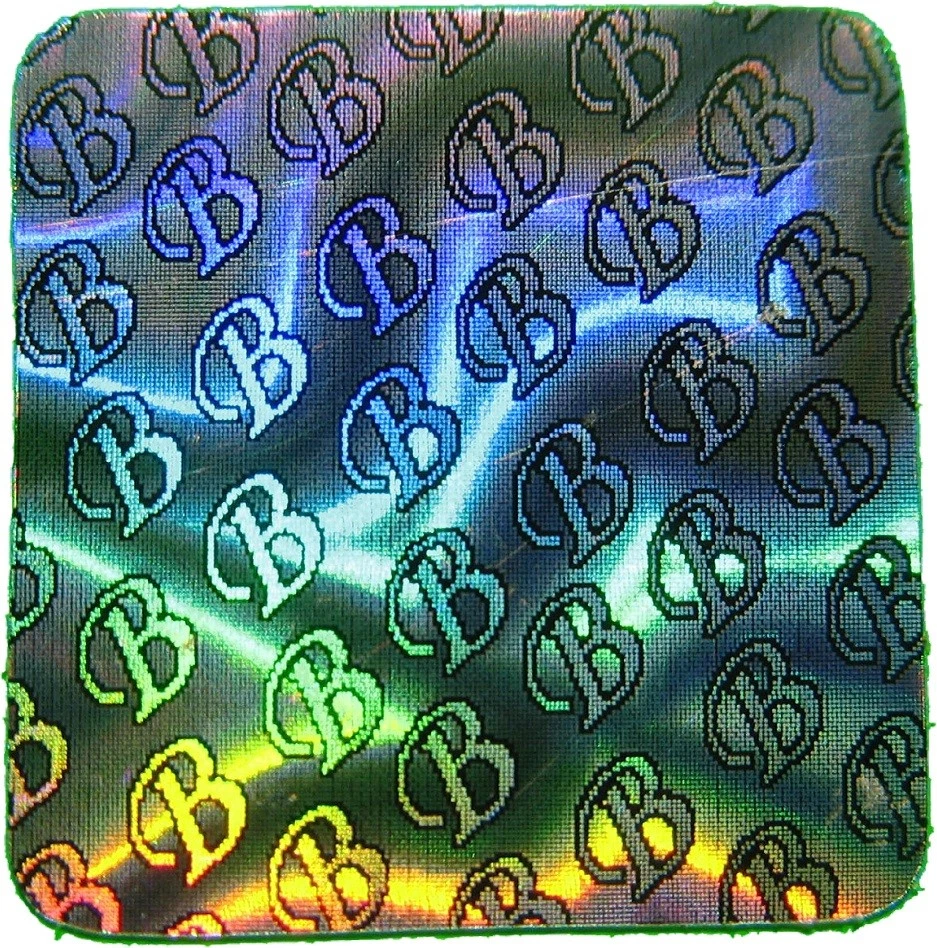 LABELOCEAN Hologramm-Aufkleber Siegel B, 10x10mm, Garantiesiegel, Sicherheitsetikett