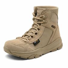 Men's Hiking Military Tactical Work Boots Outdoor Motorcycle Breathable Shoes