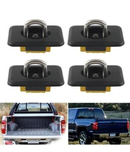 Tie Down Anchors Retractable Truck Bed Top Side D Ring Compatible 4 Pieces/Set - Picture 1 of 4