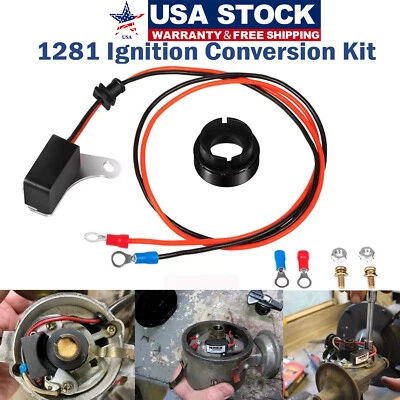 1281 Electric Ignition Conversion Kit Fit for Ford/Mercury/Lincoln V8 1957-1974 - Image 1 of 4