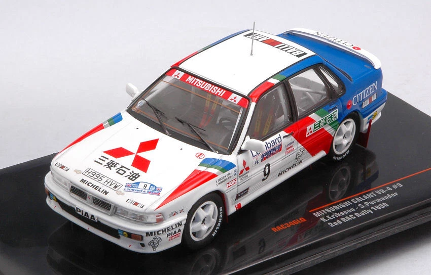 Ixo Model MITSUBISHI GALANT VR-4 N.9 RAC RALLY 1990 ERIKSSON-PARMANDER 1:43 - Immagine 1 di 1