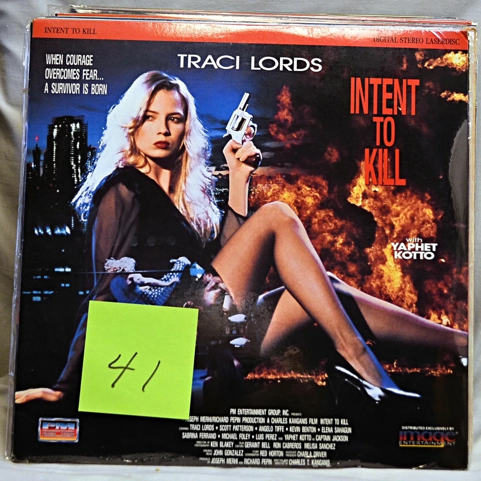 INTENT TO KILL Laserdisc  TRACI LORDS TRACY SEXY NEW SEALED - Image 1 of 1