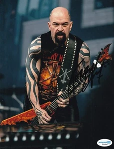Foto firmada por Kerry King (SLAYER) From Hell I Rise música 8X10 ACOA SD29494 - Imagen 1 de 1