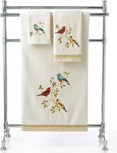 - Bathroom Accessories Set, 7-Piece Bundle with Matching Design, Nature Inspired - Picture 1 of 5