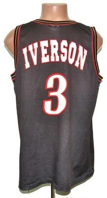CAMISETA DE BALONCESTO NBA PHILADELPHIA SIXERS CAMPEÓN XL #3 IVERSON Foto 1 de 4