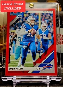 2019 Josh Allen Panini Donruss Football Press Proof Red #33 Buffalo Bills - Picture 1 of 10