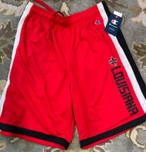 Louisiana Ragin' Cajuns Columbia Athletic Shorts Men's LARGE Red New with Tags - Picture 1 of 2