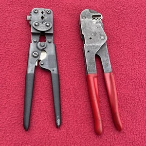Klein Tools T1710 engarzadora de trinquete de acción compuesta, T&B WT-130 lote - Imagen 1 de 5