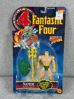 Namor Sub-Mariner Toy Biz Fantastic Four 1995 Marvel Super Hero Action Figure - Image 1 of 4