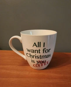 Christmas Coffee Mug All I Want Is You Funny Holiday Decor Kitchen - Picture 1 of 4