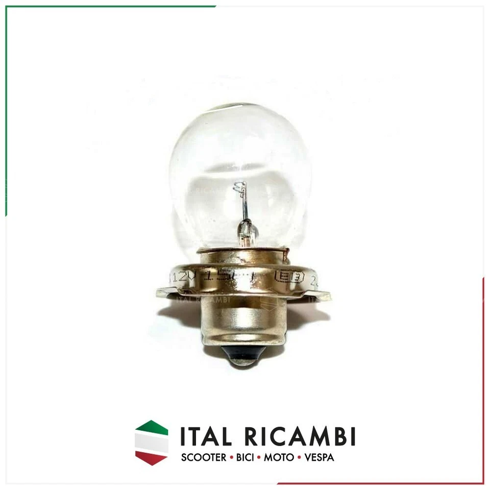 LAMPADA 12V 15W P26S HERT PIATTELLO CICLOMOTORE FREE - Immagine 1 di 1
