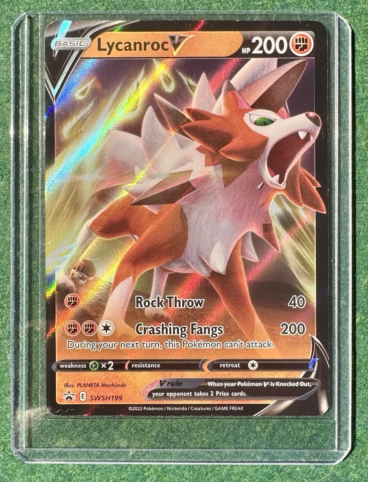 Lycanroc V SWSH199 SWSH: Sword & Shield Promo Cards Holo - Image 1 of 1