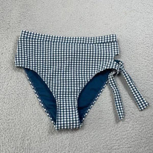 Juicy Couture Womens Size M Gingham High Waisted Bikini Swim Bottoms - Picture 1 of 10