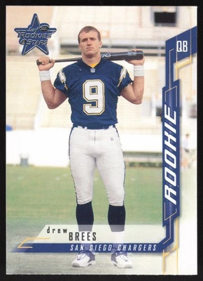 2001 Leaf Rookies & Stars Drew Brees Rookie #189 - San Diego Chargers - RC - Image 1 of 2