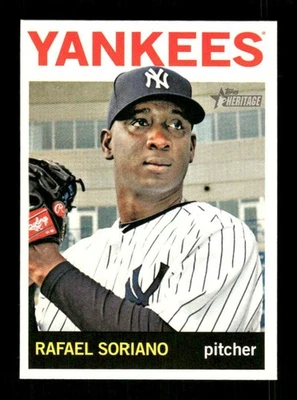 2013 Topps Heritage #296 Rafael Soriano NM Near Mint Yankees BXCP23 - Image 1 of 2