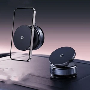 Élégant Support Téléphone Magnétique avec Rotation à 360 Degrés et Ventou - Photo 1 sur 14