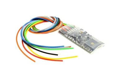 ZIMO MX600 flacher Decoder mit Kabel 0,8 A Lokdecoder, nur DCC, 25x11x2mm - Bild 1 von 4