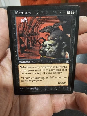 Magic The Gathering MORTUARY Stronghold Rare MTG TCG CCG NM Near Mint - Image 1 of 3