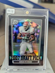 Adrian Peterson Rookie 2007 Topps Dpp Prospect cromato nero - Foto 1 di 2