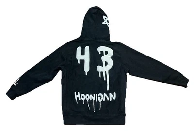 Sudadera con capucha negra HOONIGAN Ken Block x Trouble Andrew x Hoonigan L Ghost 43 - Imagen 1 de 4