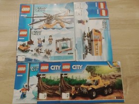 LEGO City Arctic Air Transport 60034 60035 60033 60159 Instruction Manuals Only